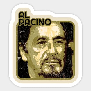 al pacino vintage grunge Sticker